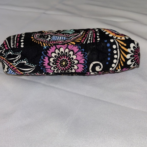 Vera Bradley  BANDANA SWIRL Small Zip Cosmetic Makeup Brush Bag Travel Case - Picture 4 of 8